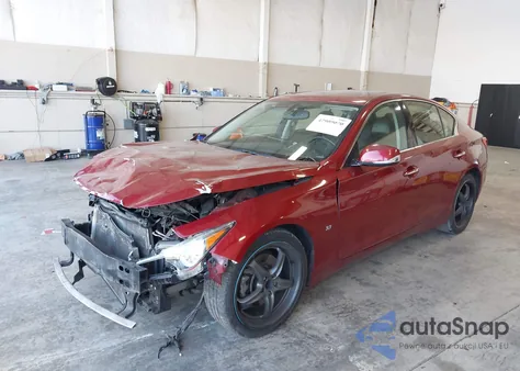 2014 Infiniti Q50 Premium z USA, uszkodzony, nr VIN JN1BV7AP9EM683883